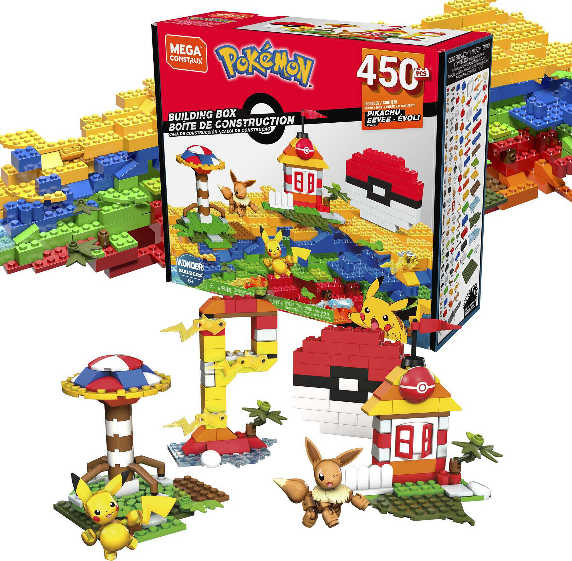 MEGA Pokemon Building Box building set with 450 pieces 